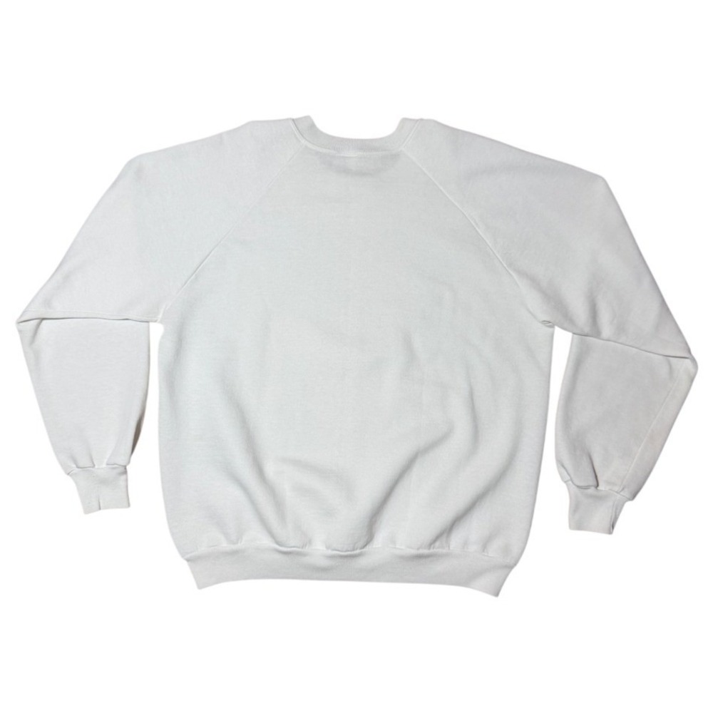 Vintage 90s Jerzees Myrtle Beach Sailboat Graphic Sweatshirt White Mens XL - Picture 7 of 8